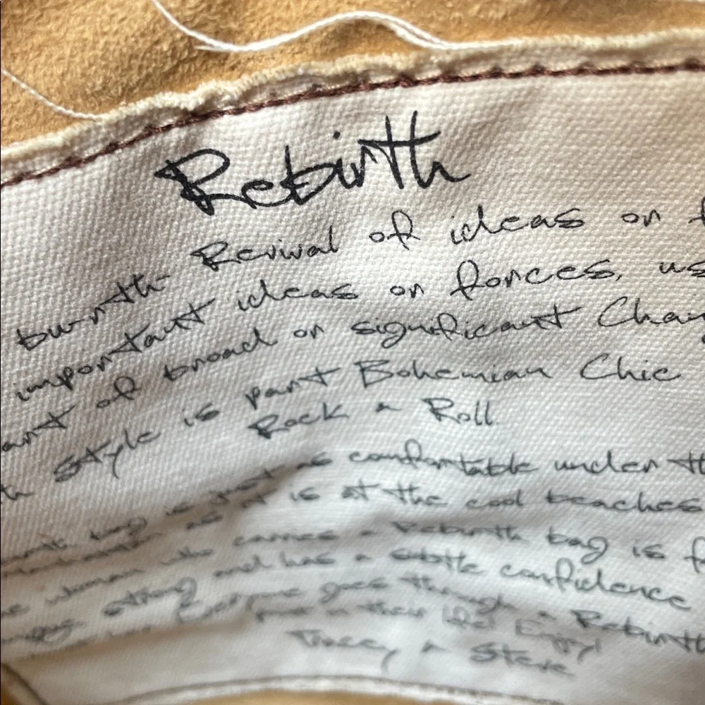 Rare Authentic Rebirth Designer Hobo style bag by Tracey Martin